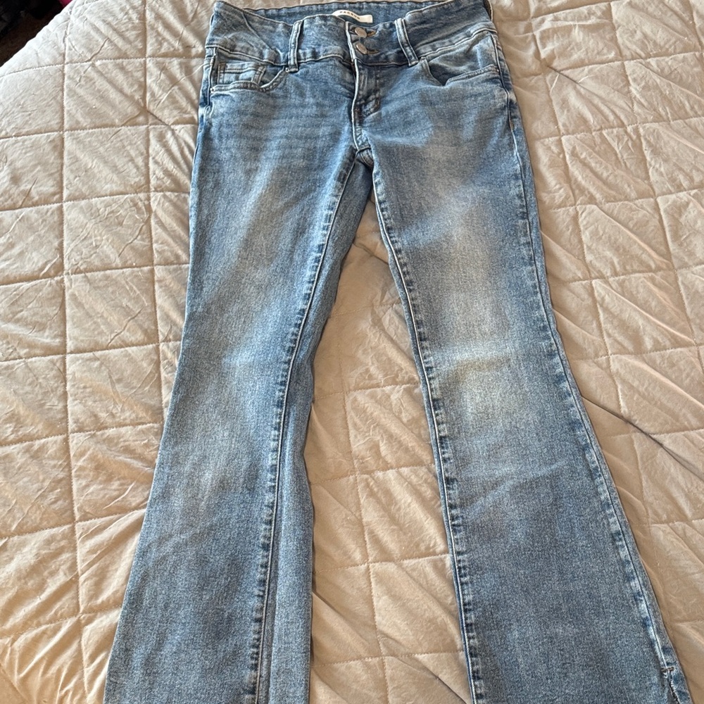 PacSun Light Blue Wide Leg Jeans